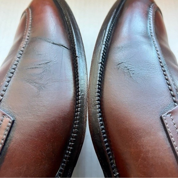 Magnanni Brown Leather Classic Penny Loafer Slip On Shoes Men’s Size 9 M 14658 - Picture 6 of 16